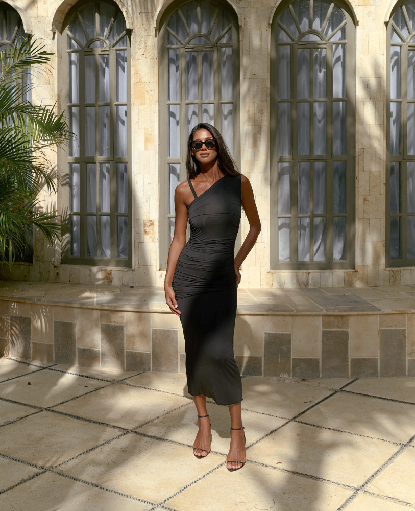  RHEIA СУКНЯ ТРИКОТАЖ  ARABELLA ЧОРНА 