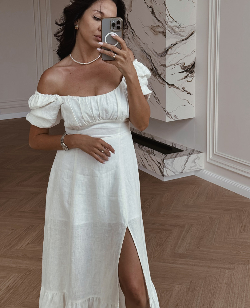 RHEIA ЛЛЯНА СУКНЯ ELENA БІЛА
