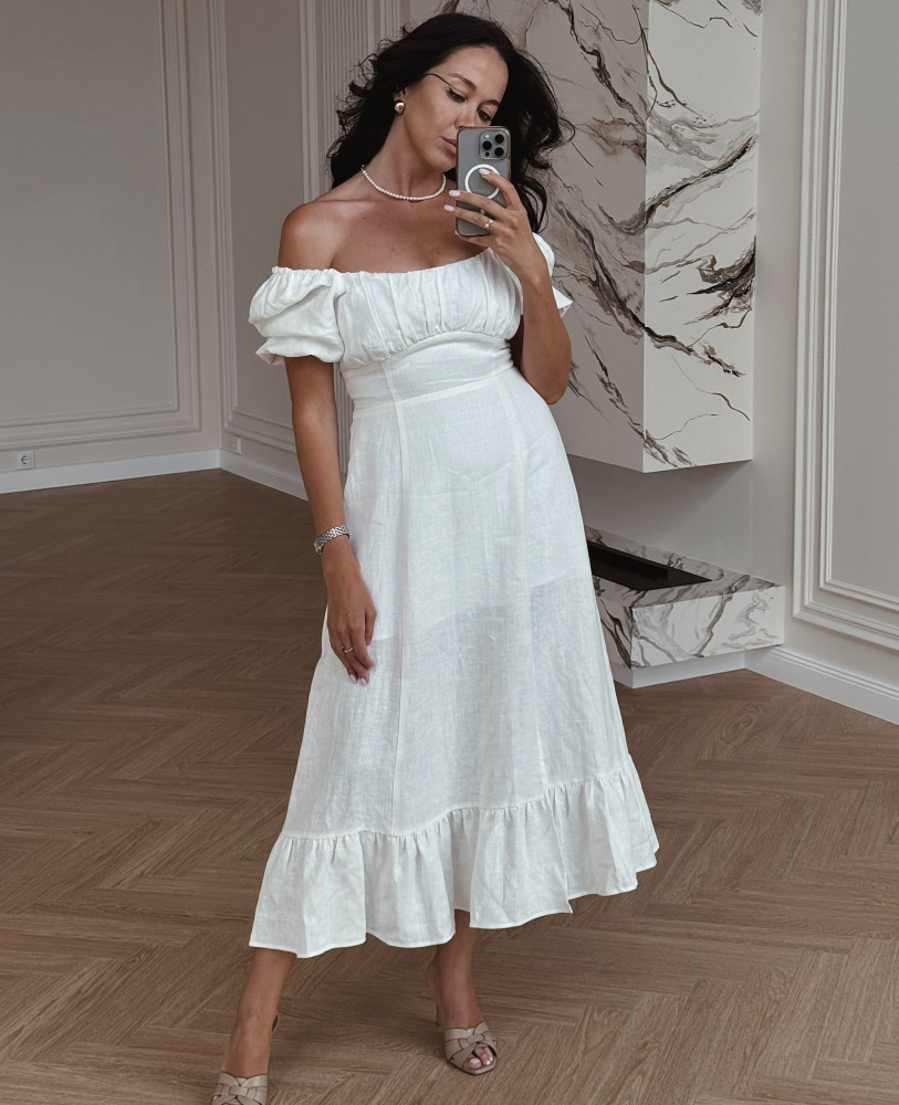 RHEIA ЛЛЯНА СУКНЯ ELENA БІЛА