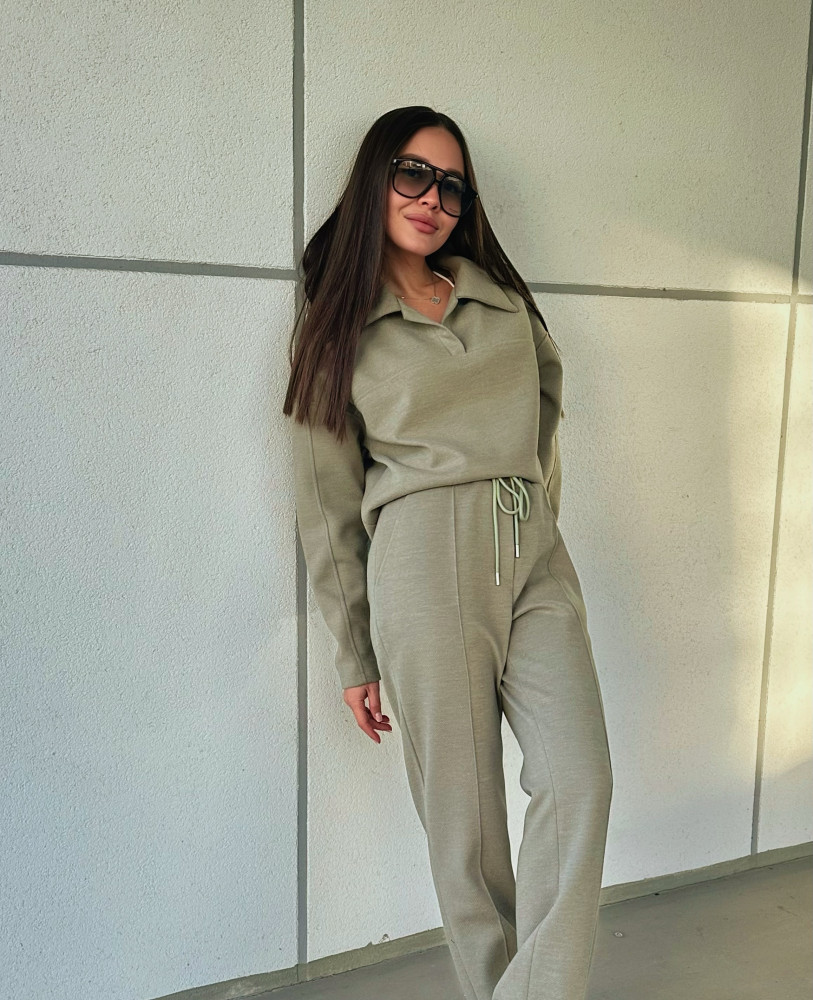 КОСТЮМ БРЮЧНИЙ КОЛІР ОЛИВА 