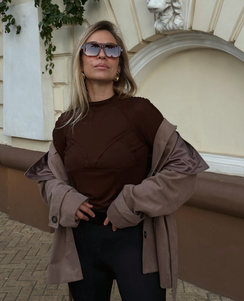 ЛОНГ З ІМІТАЦІЄЮ ЛІФА ШОКОЛАДНИЙ 